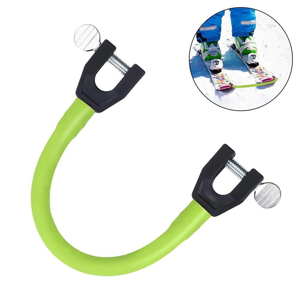 

Strap for Beginners Ski Tip Connector Ski Training Aids Snowboard Tip Connector Skiing Wedge Aid