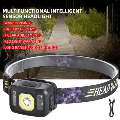 New Inductive Headlamp Outdoor Charging Headlamp HeadlampWearWorking Light High Light Night Riding Searchlight Fishing Light