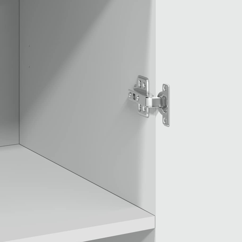 Tall Cabinet White 70x42.5x225 cm Particleboard