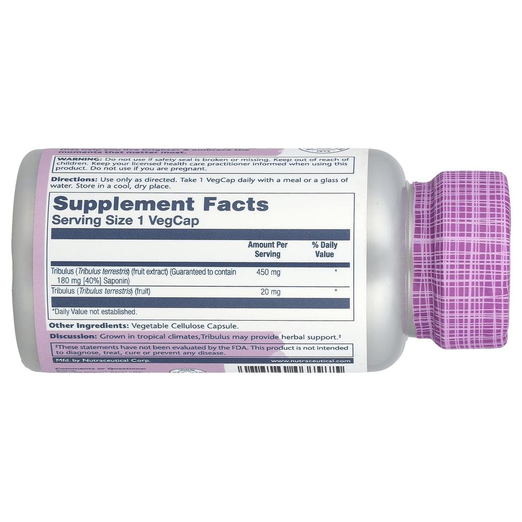 Vital Extracts, Tribulus, Veggie Capsules 60