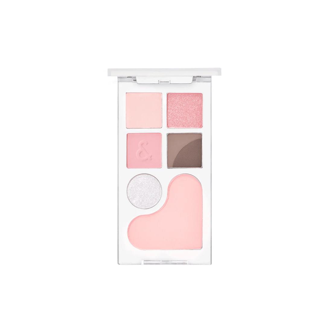 

rom&nd Bare Layer Palette 02 Strawberry Mood 14g - pink eyeshadow palette with blush