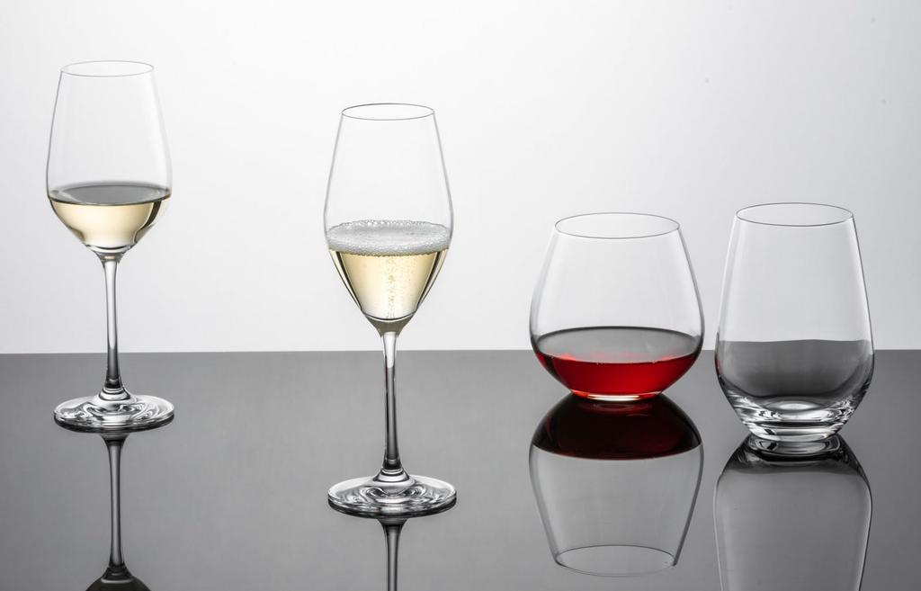 ZWIESEL GLAS Break-Resistant Forte Tumblers for Water, Mineral Water, and Soft Drinks, Pair of 2 Machine-Made Glasses (m123619)