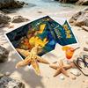 Custom Name Personalized Pocket Monster Print Beach Towel, for Trip Camping Beach Party Home Decor, Birthday Gift for Family & Friends