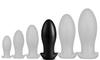 Saurus Egg XL Silicone Plug 16.5 X 7.3cm Black - EggPlay - Silicone Plugs
