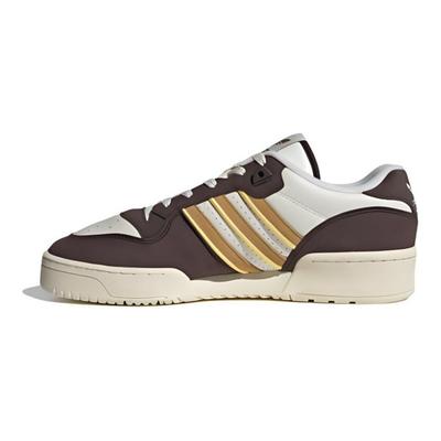 Originals Rivalry Low Comfortable Simple Shock Absorption Durable Low-Top Sneakers Unisex Sneakers White Brown IH0499