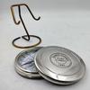 Gedichtkompass aus silbernem Messing, 7,6 cm, mit schönem Präsentationsständer. Ein perfektes Schreibtischaccessoire und eine schöne Ergänzung zu einer nautischen Kollektion