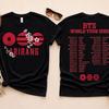 BTS 2.0 Arirang Unisex Tshirt Kpop Boy Band 2026 World Tour Fan Gift Shirt Cotton Fashion Men's Women's Streetwear Shirt