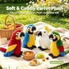 25cm Pelúcia de Papagaio Realista Brinquedo Boneca Arara Simulação Pássaro de Pelúcia Desenho Animado Boneca de Pelúcia Presente de Aniversário para Crianças Decoração de Casa