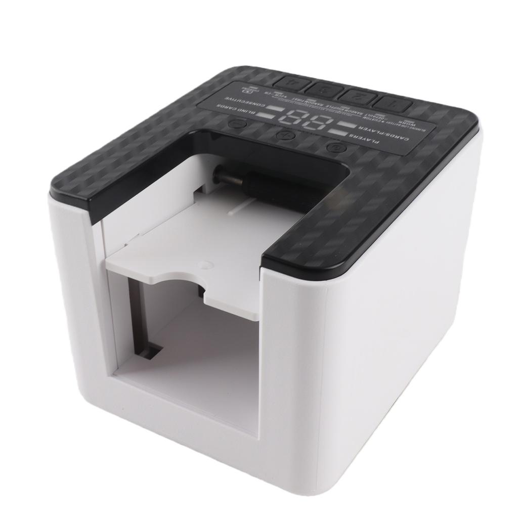 Automatic Card Dealer Machine 360 Degree Rotating Dealing Machine for 1 2 Decks 8 Players USB Rechargeable Playing Card