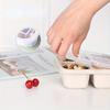 3pcs Bento Snack Boxes with Lid 4-Compartment Reusable No BPA Lunch Box Durable Meal Prep Containers for School Work Travel