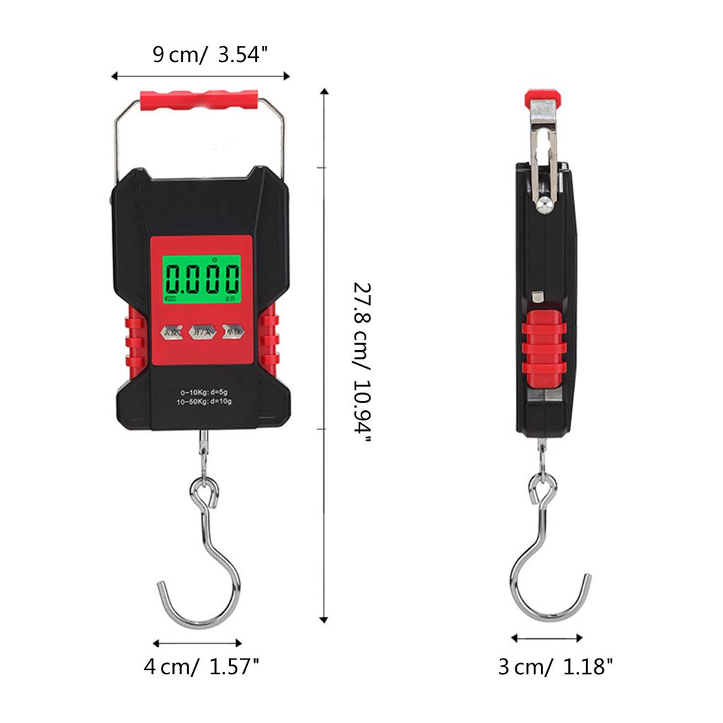 Portable Digital Luggage Weight Scale,Black