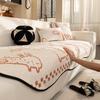 Special-Shaped Sofa Cushion Autumn And Winter  New Four-Season Universal Light Luxury High-End Fabric Leather Sofa Non-Slip Seat Cushion