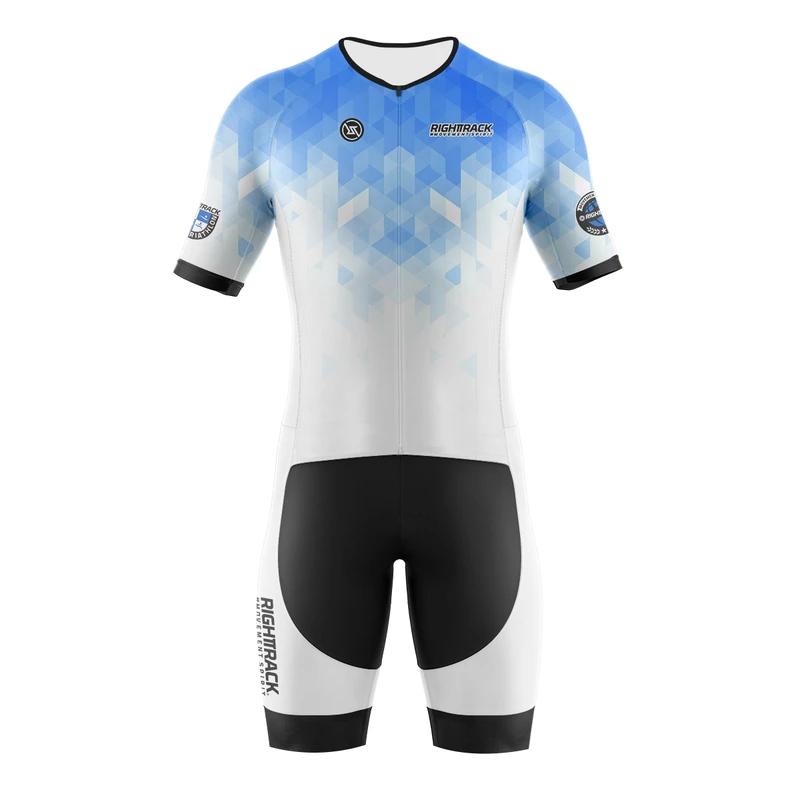 Trisuit MEN'S Short Sleeve Skinsuit World Triathlon Clothes Swimming Cycling Running Skating Colorful Apparel Summer Breathable Cycling Suit Set 2026