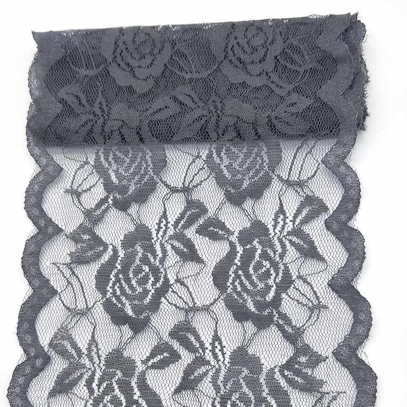 Clothes Lace Skirt Width 15cm Rose-shaped Lace Soft Elastic Accessories Curtains, Door Curtains DIY Apparel Sewing Supplies
