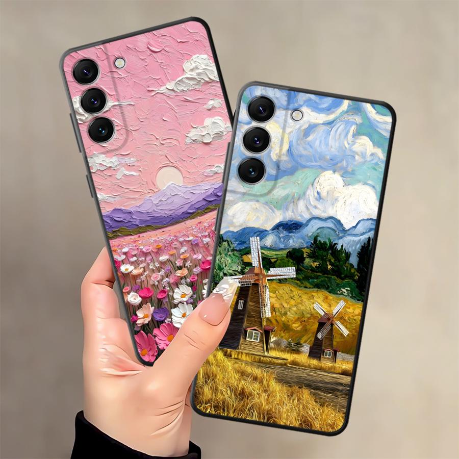 Creative Oil Painting Scenery Case for Samsung Galaxy A52 A36 A57 A15 A05 A53 A17 A25 A16 A06 A73 A51 A55 A37 A23 Phone Cover