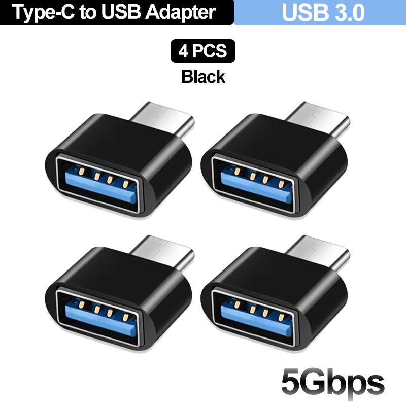 For Mobile Phone USB Female to Type C Male Adapter OTG 15.5CM Long Cable For Samsung S20 Huawei OTG Data Cable Converter