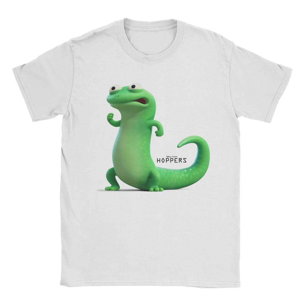 T-shirt Unica Hoppers Tom The Lizard Poses per Unisex Girocollo Puro Cotone T-shirt Manica Corta Top da Festa