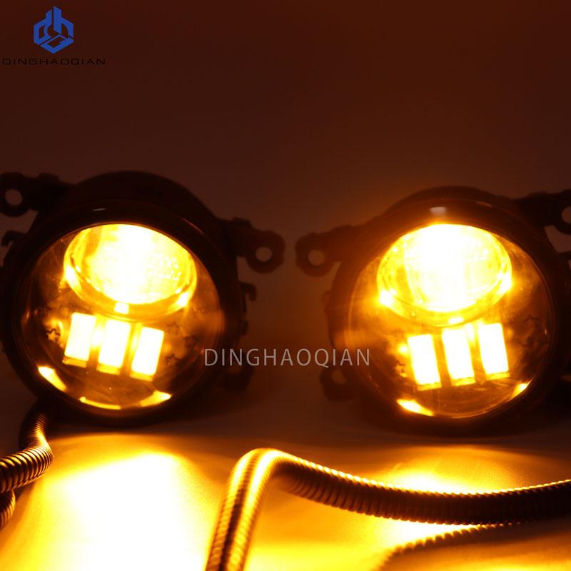 1Pair Car Front Foglight Fog Lamp Daytime Running Lights For Nissan Patrol  Y61 2005 -2009