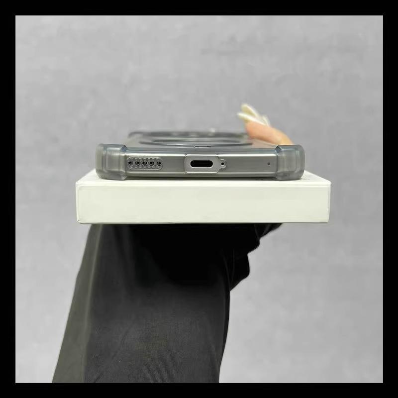 Airbag Magnetic Shockproof Soft TPU Cases For Huawei Honor X9D Magsafe Wireless Charging Silicone Back Cover For Honor X70 Shell