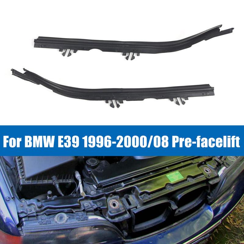1 par de tiras de sellado para faros delanteros de coche para BMW Serie 5 E39 1996-2000, pre-facelift, junta de faro superior, tira de moldura.