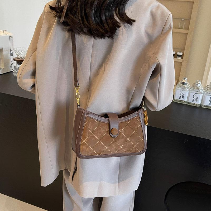 Underarm bag women's 2025 new autumn fashion retro handbag high texture niche versatile shoulder messenger bag