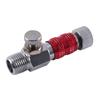 A84E-Airbrush Quick Release Air Control Fitting Adapter 1/8 Inch Threaded Hose Connection Adjustment Valve Tool