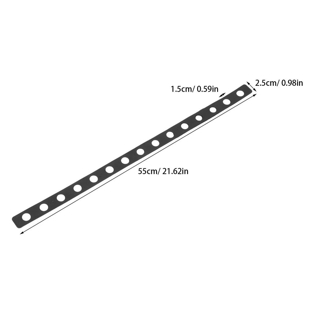 30Pcs Clothes Hanger Connector Strips Plastic Heavy Duty Multi-Hole Closet Organizer Space Saving Garment Display Hanging