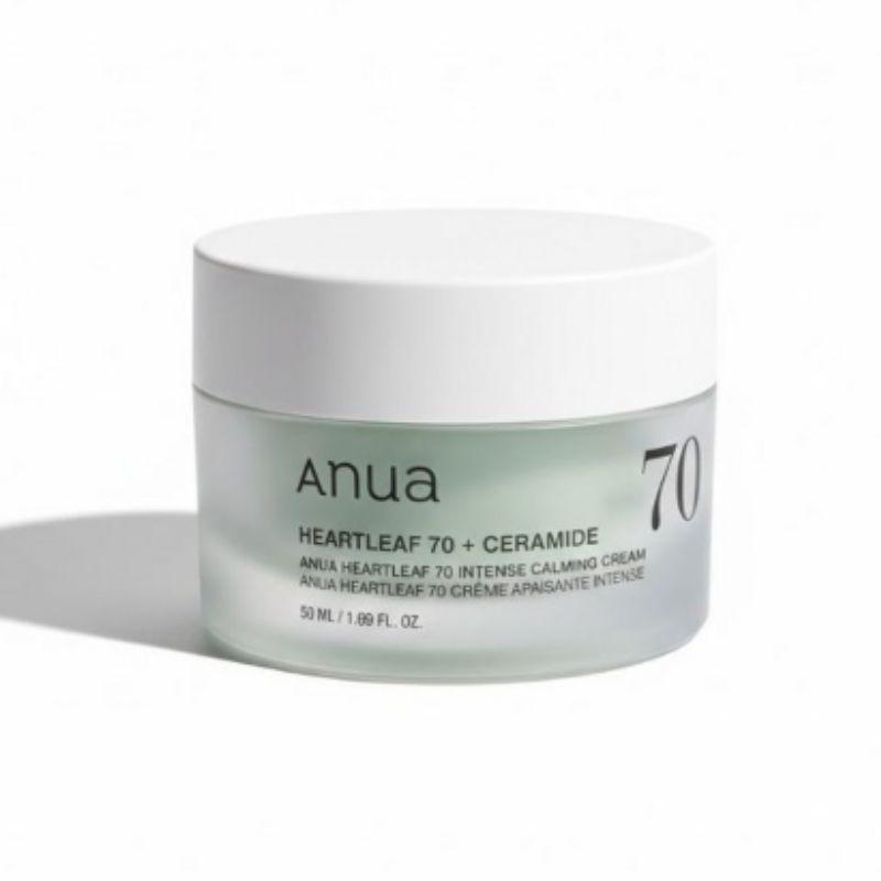 ANUA Heartleaf 70% Intense Calming Cream 50ml – Soothing Moisturizer for Sensitive & Irritated Skin