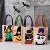 New Halloween Gift Non Woven Handbag Candy Bag Ghost Festival Pumpkin Bag Decoration Prop Gift Bag