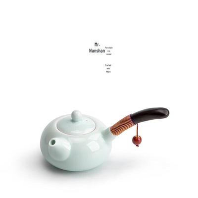 Ceramic Kung Fu Teapot with Side Handle