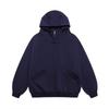 Autumn and Winter New 0 Mamba Cotton Double-ended Zipper Semi-turtleneck Cardigan Jacket Solid Color Loose Casual Hoodie