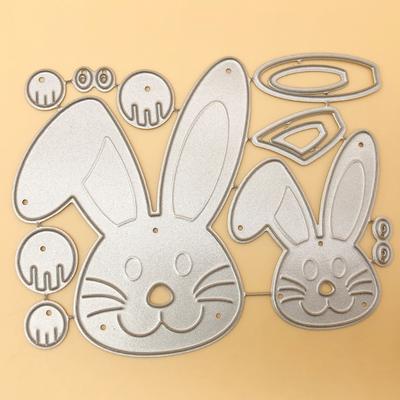 Zajączek Wielkanocny Metalowe Wykrojniki Szablon Scrapbooking DIY Album Stempel Kartka Papierowa Wytłaczanie Dekoracja Rzemiosło Dropshipping