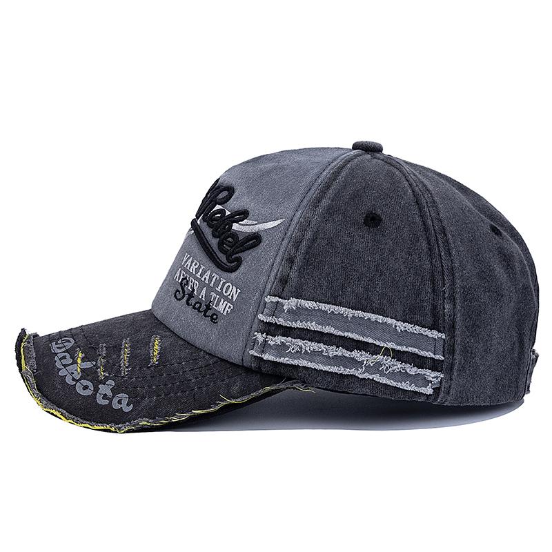 Women Premium Washed Vintage Cap Cow Head Pattern Baseball Caps For Men And Women Outdoor Use Sportss Hats Cap For Men And