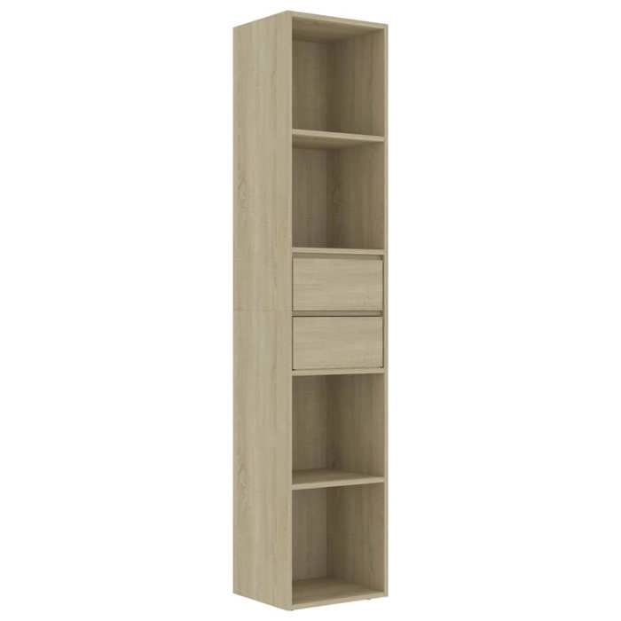 VidaXL Bibliothèque Chêne sonoma 36x30x171 cm Bois d'ingénierie 802870