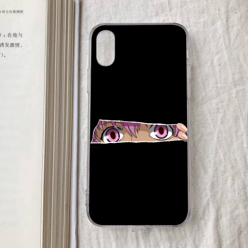 Mirai Nikki Future Diary Gasai Yuno Phone Case For iPhone 13 14 Pro Max XS XR 12 11 Pro 13 Mini 6 7 8 Plus Clear Back Cover Capa
