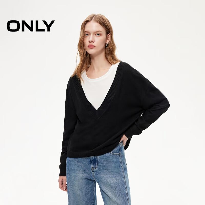

ONLY 2025 Fall Round Neck Knit Sweater Set M