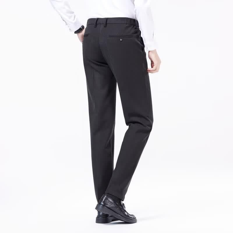 Yalu 2026 Men's Slim Straight Business Casual Pants