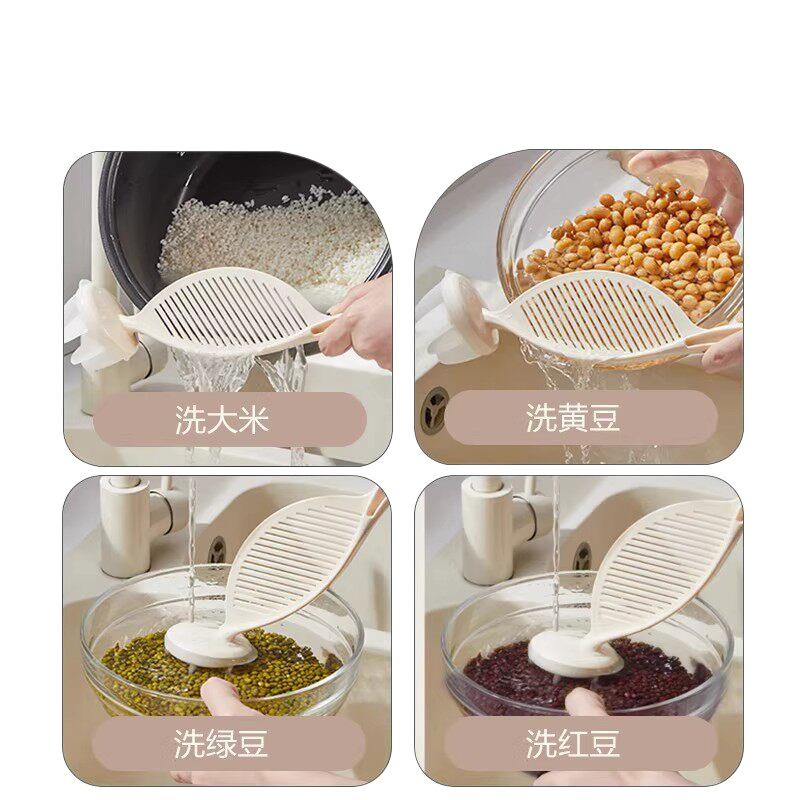 Milling Machine with Anti-freezing Hand Protection, Fast Rice Washing and Draining, Water-proof Plate Filter Screen No Rice Leakage, Kitchen Appliance