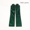 Velvet Long Gloves Black/White/Wine red Clubwear Mittens Gothic Royal Blue Gloves  Halloween