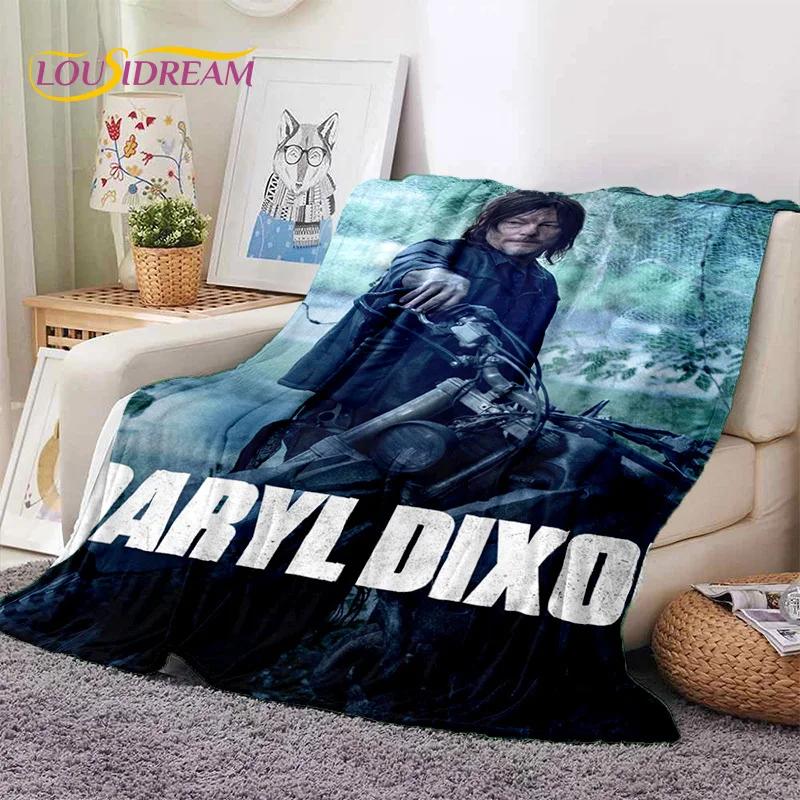 The Walking Dead Lincoln TWD Soft Flannel Blanket for Beds Bedroom Sofa Picnic,Throw Blanket for Cover Outdoors Leisure Nap Gift