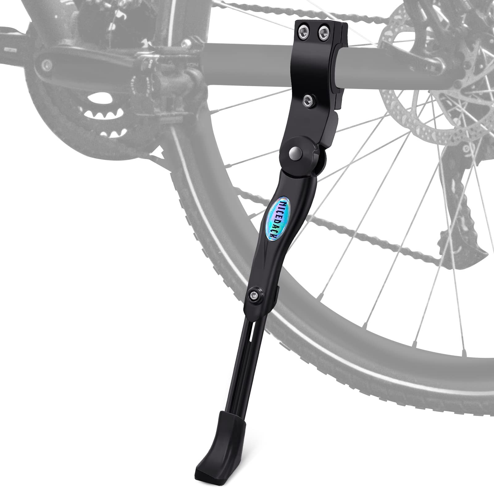 

NICEDACK Подставка для велосипеда Боковая подставка Регулируемая длина Универсальная дюймовая подставка для шоссейного велосипеда Подставка для горного велосипеда Подставка для горного велосипеда Cross