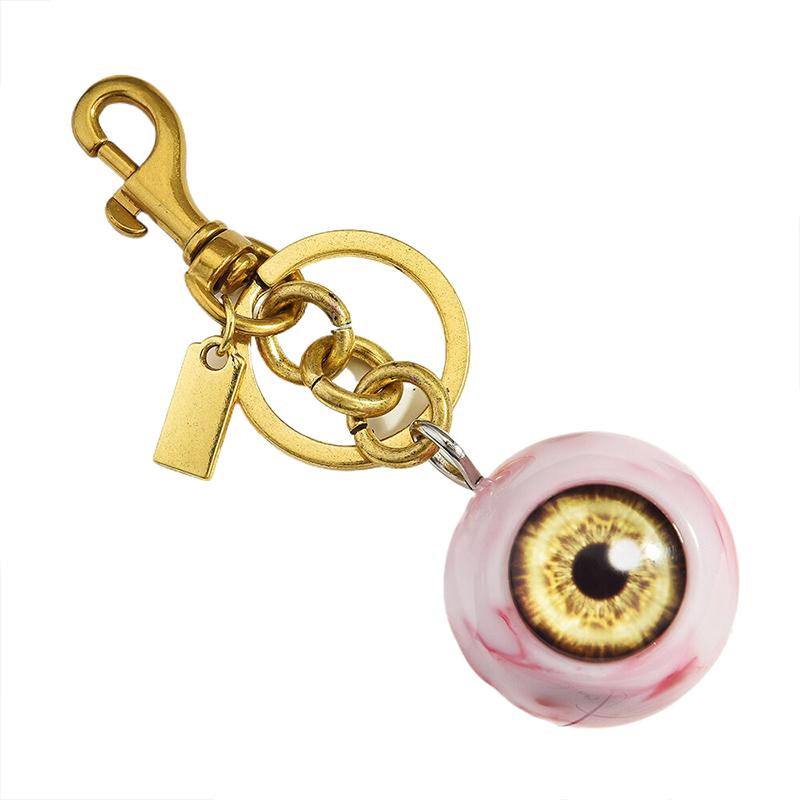 Goth Keychain Horror Eyeball Bag Charms Halloween Accessories Gothic Keychain Key Ring Funny Decor Cool Purse Charms For Men