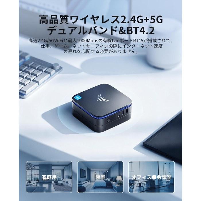 NiPoGi mini pc Intel N5030 2026 Model, max 3.1Hz, Win11 Pro 12GB+256GB