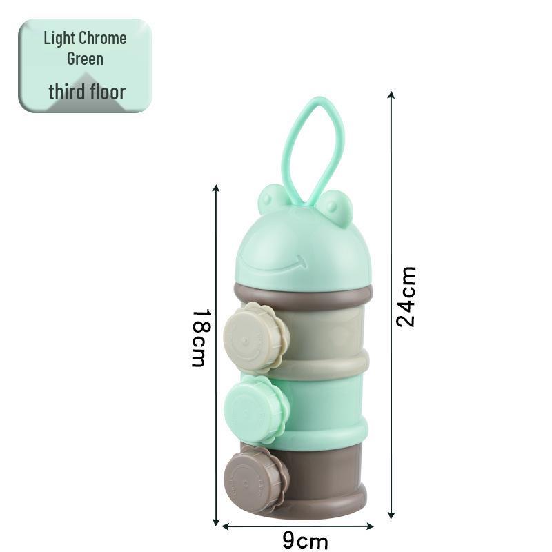 Portable Baby Formula and Snack Storage Container, Large Capacity Portioning Box for Infants