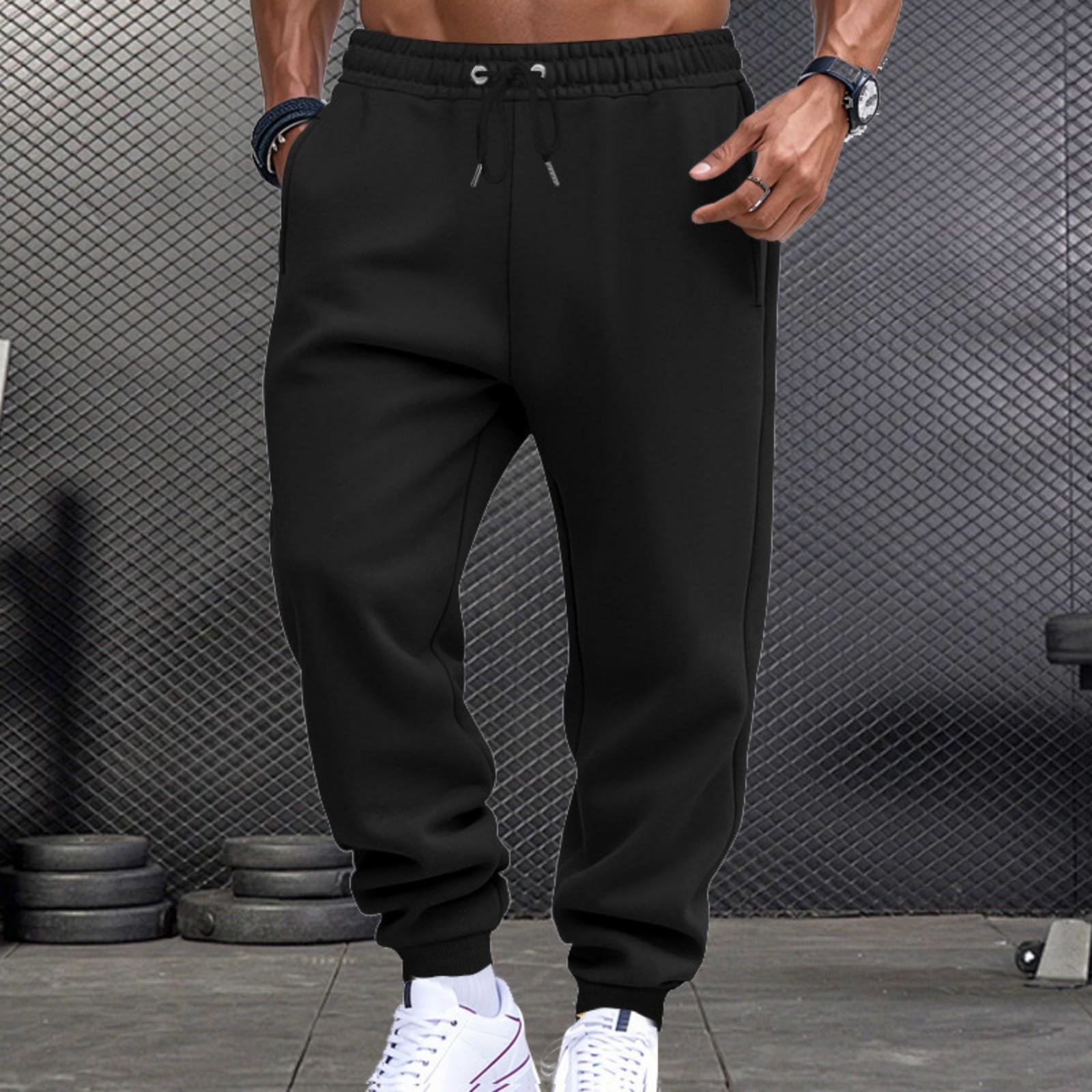 

Мужские классические спортивные штаны Four Seasons Thin Hair Circle для отдыха, бега, тренировок, фитнеса M чёрный