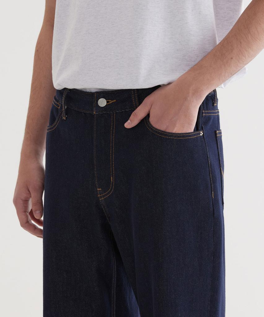 COVERNAT Regular Wash Denim Pants Indigo