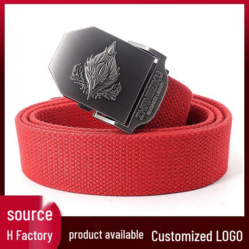 Ζώνη Κανβά με Λογότυπο Warcraft: Unisex Εξωτερική Καθημερινή Τακτική Ζώνη από Κράμα