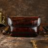 Sac à Bandoulière en Cuir Véritable pour Homme, Rétro Fait Main Poli Couche Supérieure Cuir de Vachette, Petit Sac Bandoulière Européen et Américain, Sac de Trajet