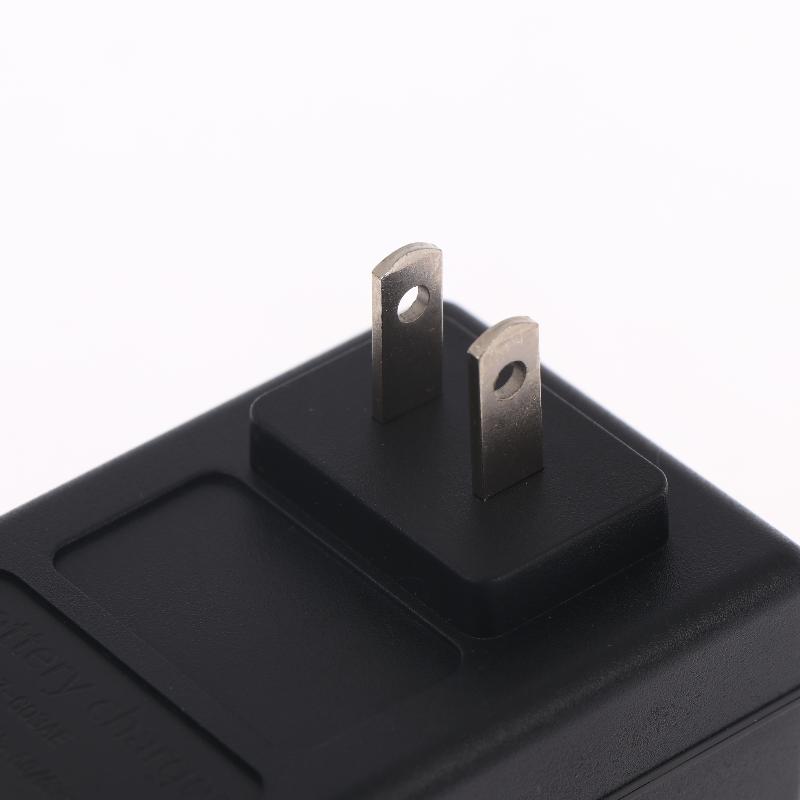 Caricabatterie Portatile al Litio a Doppia Testa 18/21V/24V Protezione da Sovraccarico Caricabatterie Universale Caricabatterie a Spina