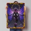 Butterfly Robot Anime Character Tin Plaque Poster Customized Wall Art Retro Vintage Metal Signs for Man Cave Home Decor Items